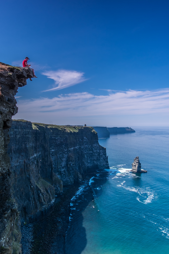 Todor Tilev, At the Edge at Cliffs of Moher, Cliffs of Moher, Co. Clare, Love Your Coast 2019