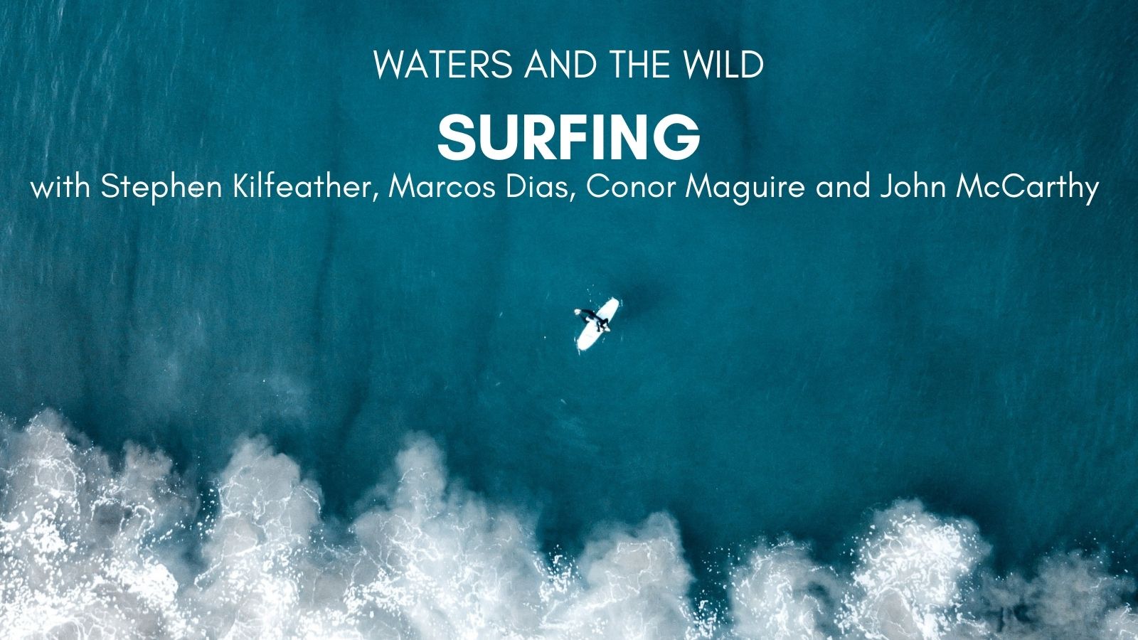 Waters and the Wild Webinar. Surfing with with Stephen Kilfeather, Marcos Dias, Conor Maguire and John McCarthy